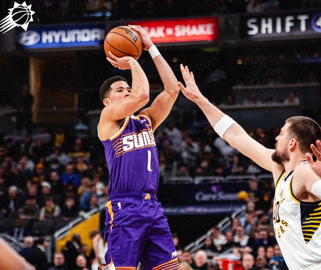 布克43分超越马里昂太阳横扫步行者