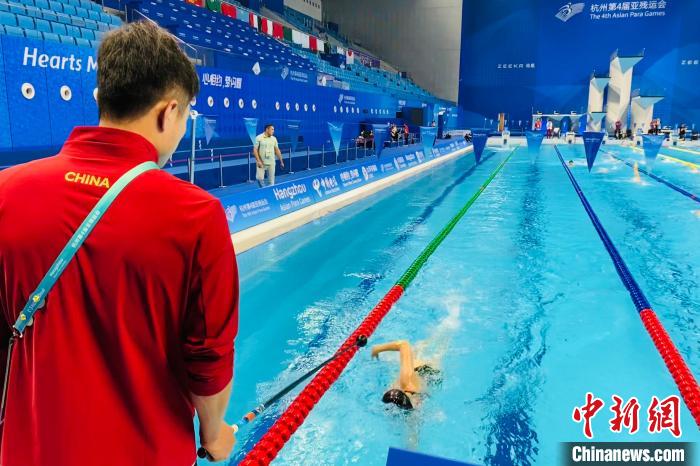 杭州亚残运会游泳选手开启适应性训练备战赛事