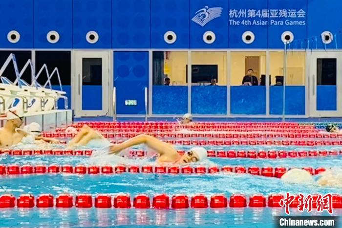 杭州亚残运会游泳选手开启适应性训练备战赛事